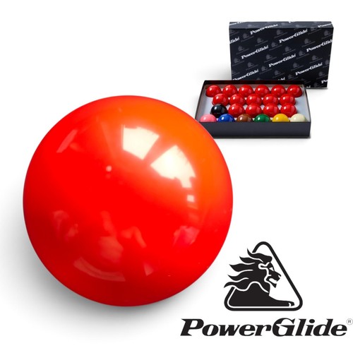 Powerglide red snooker ball - red,