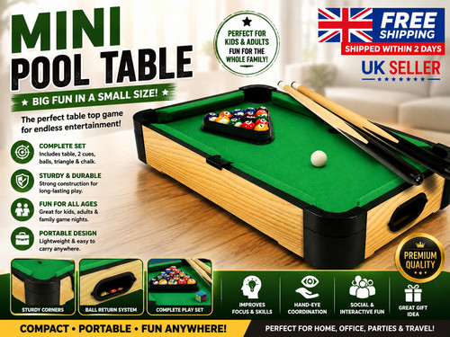 Mini pool billiard table set - billiard,