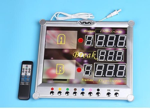 Led snooker table scoreboard - led,