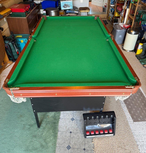 6ft snooker pool table green - snooker/pool,
