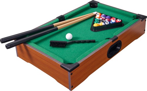 Wooden tabletop pool game - tabletop,