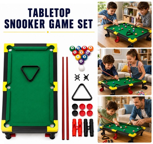 Kids mini pool table snooker - mini,